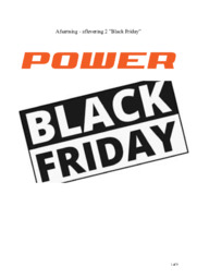Black Friday & Power | Afsætning