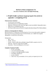 Burberry Case | Engelsk afsætningsopgave