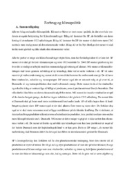 Forbrug og klimapolitik