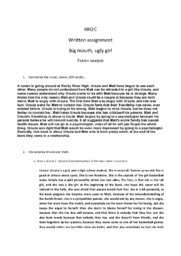 Big mouth, ugly girl Fiction analysis