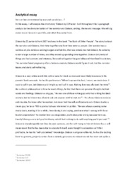 Gideon | Analytical essay