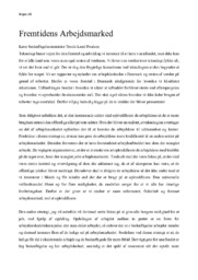 Fremtidens Arbejdsmarked