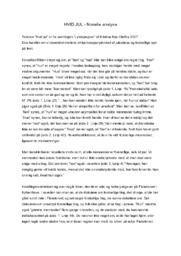 HVID JUL | Novelle analyse
