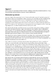 Mennesket og naturen | Essay