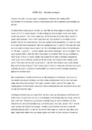 HVID JUL – Novelle analyse