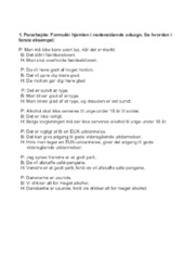 Argumentations analyse | opgaver