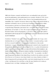 Klokken | Analyserende Artikel