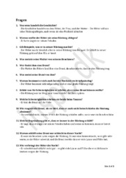 Vom Ritter Fragen | Tysk Opgave