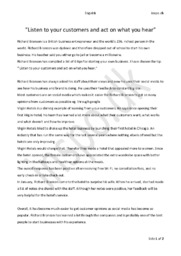 Richard Branson: “Listen to your customers and act on what you hear”