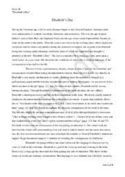 Elisabeth’s Day | Engelsk Opgave