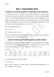 Lineær funktioner | Matematik
