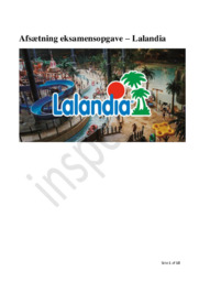 Lalandia | Afsætning eksamensopgave