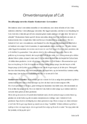 Cult: Omverdensanalyse | Afsætning