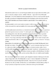 Identitet og digital kommunikation | Jacob Rosendal