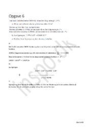 Dorthe 24000 kr. til en fast årlig rente på 1,8% | Mat Opg.