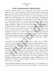 Kronik spindemokrati til spindedemokrati | Dansk