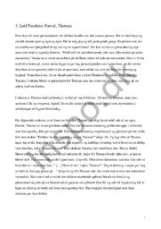 Leif Panduro: Farvel, Thomas | Analyse