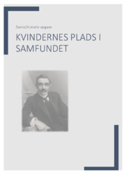 Kvindernes plads i samfundet | DHO