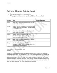 Eminem: Cleanin’ Out My Closet | Analysis