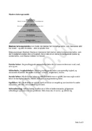 Noter: Maslows behovspyramide, AIDA modellen & Gallups kompas