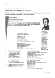 ”Naturforskeren” Carsten Hauchs digt