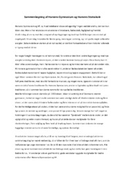 Sammenlægning af Horsens Gymnasium og Horsens Statsskole