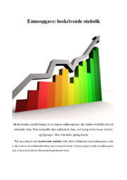 Emneopgave: beskrivende statistik