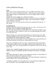 Coma analyse | Michael Strunge