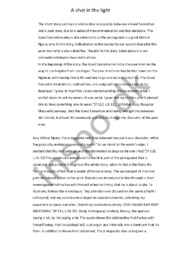 Shot in the light | Analysis