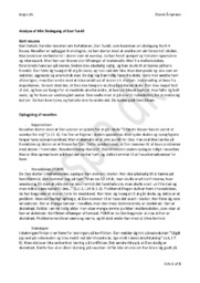 Analyse af “Min Skolegang” af Dan Turéll