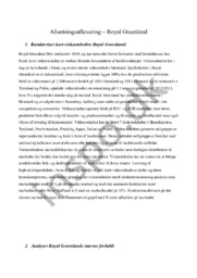 Afsætning Royal Greenland