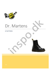 Dr. Martens afsætning | HHX opgave