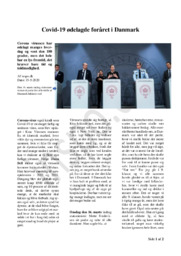 Covid-19 ødelagde foråret i Danmark | Danskopgave