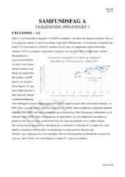 Samfundsfag A Vejledende Opgavesæt 1