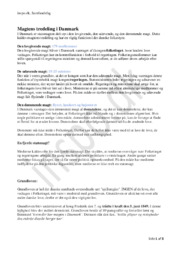 Magtens tredeling i Danmark | Samfundsfags Opgave