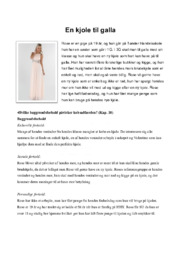 En kjole til galla | Afsætning