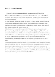 Case 21 | Too Good To Go | Afsætning