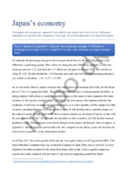 Japan’s economy | International økonomi