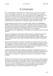 Freetrailer | Opgave 9.3 | Afsætning