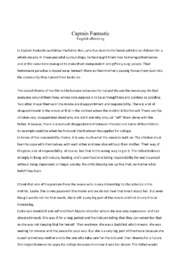 Captain Fantastic | Analysis