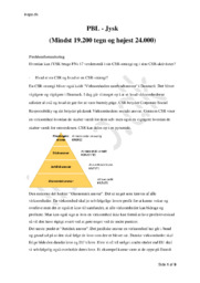 Jysk | PBL Opgave | Virksomhedsøkonomi