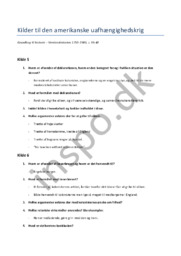 Kilder til den amerikanske uafhængighedskrig