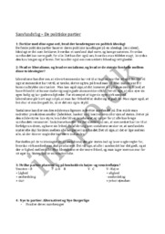Samfundsfag | De politiske partier