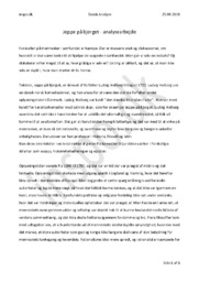 Analyse “Jeppe på bjerget” af Ludvig Holberg, 1722