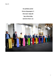 De Politiske Partier | Erhvervsret