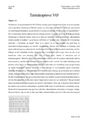 Terminsprøve VØ | Søstrene Grene, Bolighuset ApS, House-Engros AS