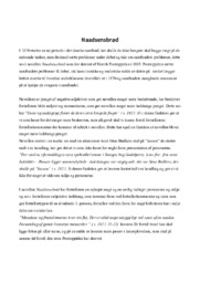 Naadsensbrød | Analyserende artikel