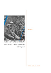Første verdenskrig projekt | Historie