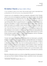 “Kvinden i buret” af Jussi Adler-Olsen | Analyse