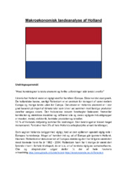 Makroøkonomisk landeanalyse af Holland